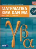 Matematika SMA dan MA 3A untuk Kelas XII Semester 1