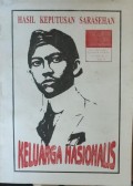 Hasil Keputusan Sarasehan Keluarga Nasionalis