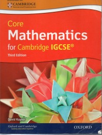 Core Mathematics for Cambridge IGCSE