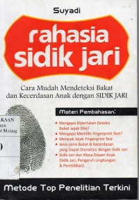 Rahasia Sidik Jari