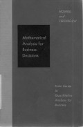 Mathematical Analysis for Business Decisions