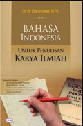 Bahasa Indonesia Untuk Penulisan Karya Ilmiah