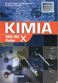 Image of KIMIA SMA/MA Kelas X
