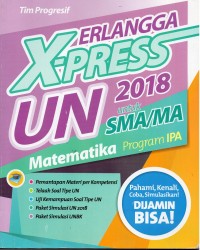 Image of Erlangga X-PRESS UN SMA/MA 2018 Matematika Program IPA