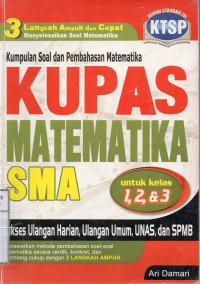 Image of KUPAS MATEMATIKA SMA untuk kelas 1.2,& 3