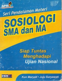 Image of SPM Sosiologi SMA dan MA