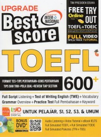 Image of Upgrade Best Score TOEFL 600+